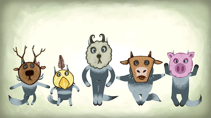 Loups tendres et loufoques - Promenons-nous d'Hugo Frassetto