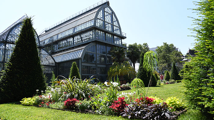 Grandes serres jardin botanique
