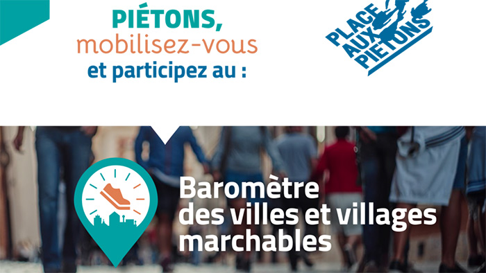 Le baromètre des villes et villages marchables