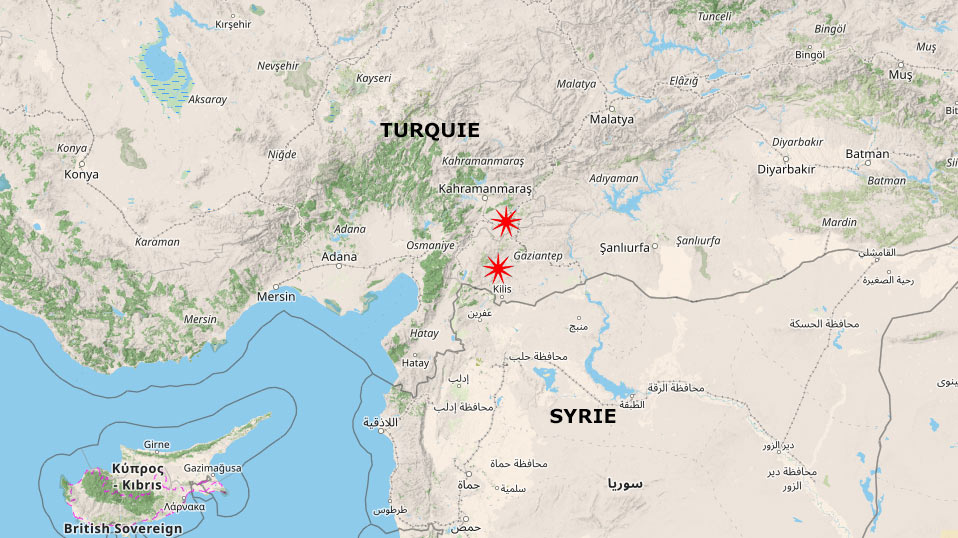 Séisme en Turquie et en Syrie