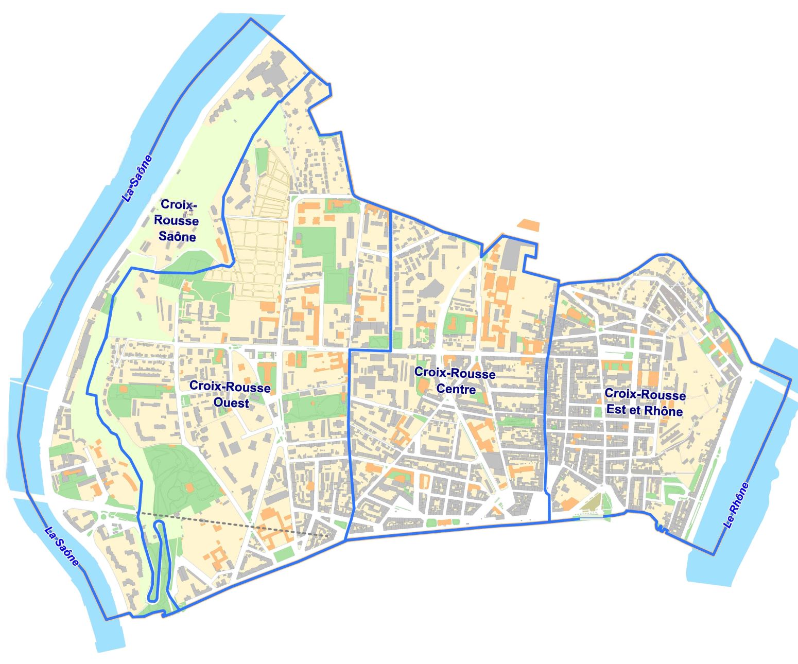 Périmètre des CDQS de Lyon 4