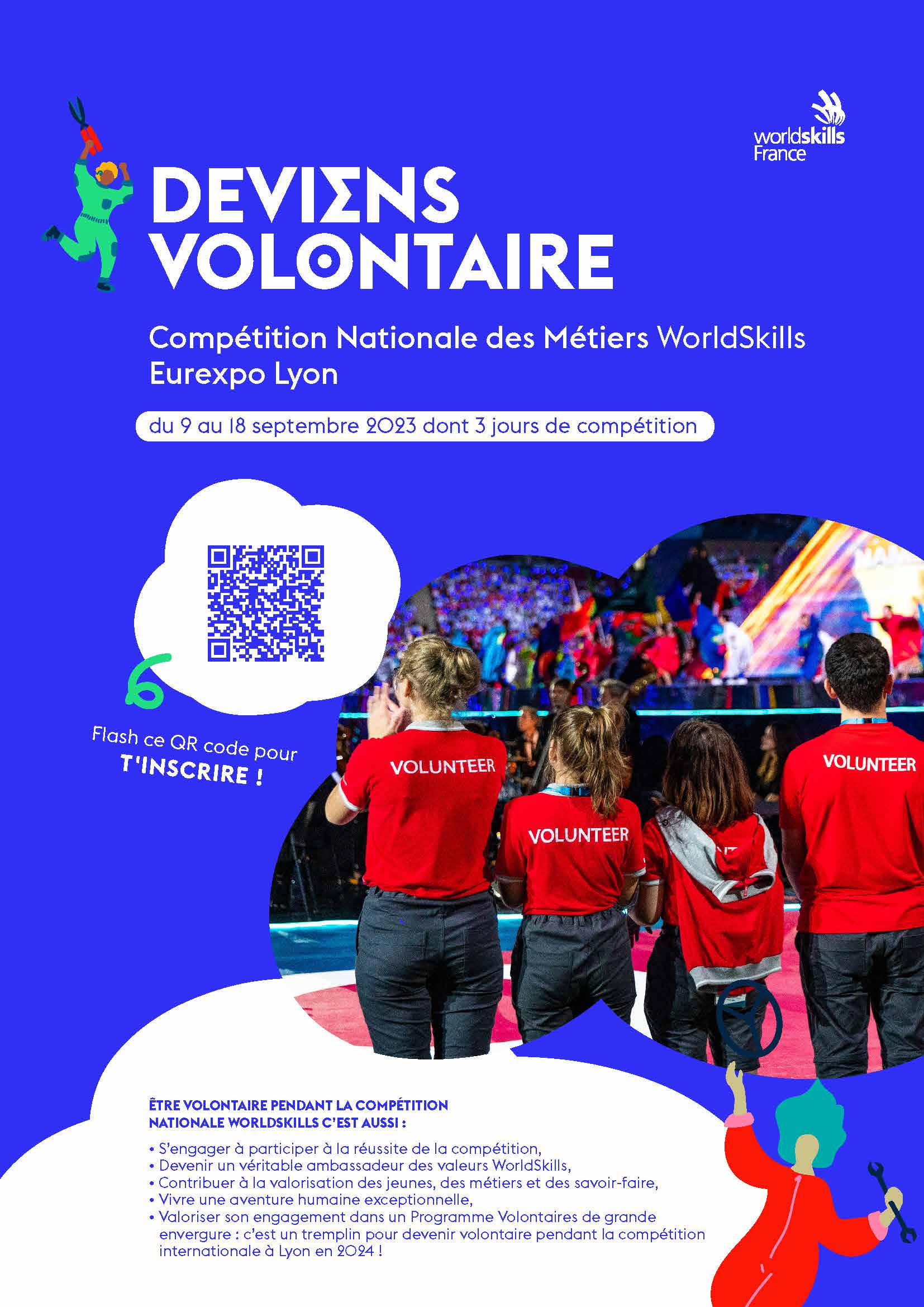 affiche appel à volontaires