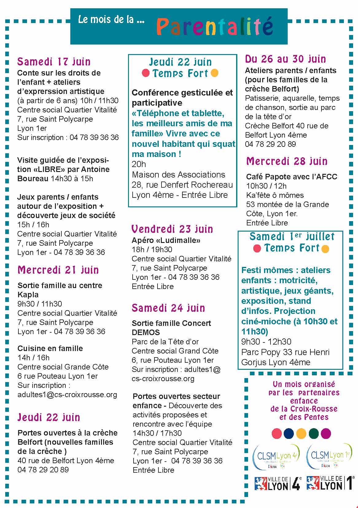 Programme verso