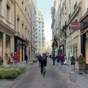 Exemple d'apaisement de la rue Zola.